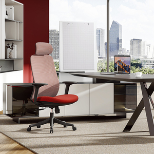 Silla de oficina multifuncional con reposacabezas ajustable y soporte lumbar, ideal para gerentes, presentadores y ejecutivos - Product Image 6