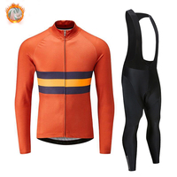 Radfahren Winter Warm Fleece Jersey Latzhose Set Ropa Ciclismo Fahrrad Herren Fahrrad bekleidung Anzug