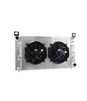 Nouveau radiateur en aluminium de 34 pouces de large, 2 rangées, 56 mm pour Chevrolet Silverado 1500 2500 Yukon, Sierra et Tahoe (modèles 99-13)