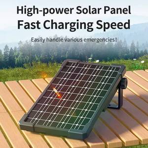 ชุดระบบพลังงานแสงอาทิตย์ทันสมัยขายดี ความจุแบตเตอรี่สูงสุด 5000mA สำหรับโคมไฟอเนกประสงค์สำหรับตกแต่งภูมิทัศน์กลางแจ้ง - Product Image 6