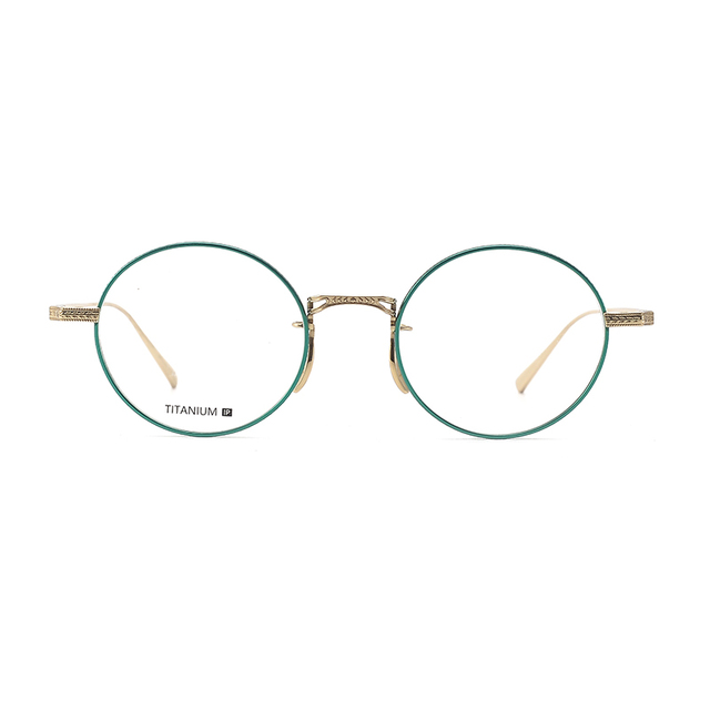 Japanese Titanium Glasses Frame Round Myopia Optical Prescription Eyeglasses Women 2024 New Titan Retro Eyewear