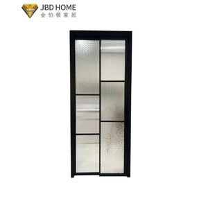 <span class=keywords><strong>Porte</strong></span> <span class=keywords><strong>coulissante</strong></span> et pivotante en alliage d'aluminium pour salle de bain et usage résidentiel - Product Image 1