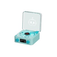 Haut-parleur intelligent IA KW03 5W avec batterie / Wi-Fi, lumière d'ambiance LED RGB, bruit blanc, horloge IA, commande vocale pour la maison et la chambre