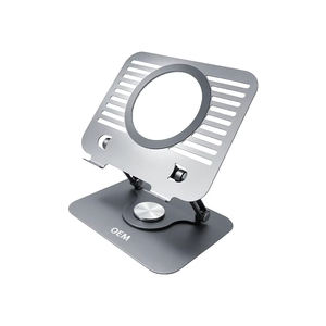 ขาตั้งแล็ปท็อปและแท็บเล็ตแบบปรับได้ ทำจากอะลูมิเนียมอัลลอยด์ ดีไซน์แบบหมุนได้อเนกประสงค์สำหรับวางบนโต๊ะ ผลิตจากอะคริลิกใส ใช้ได้กับ <span class=keywords><strong>iPad</strong></span> - Product Image 6