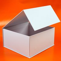 Boîte-cadeau magnétique d'accessoires de cheveux de proposition de carton pliant de qualité supérieure boîte de papier cadeau romantique
