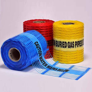 Barrière de sécurité souterraine détectable 30cm 40cm 50cm Maille d'avertissement en fibre optique pour le marquage de danger et l'alerte de zone restreinte - Product Image 6