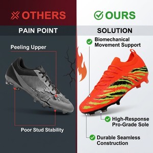 Chaussures de football respirantes en maille souple pour fabricants – Crampons de <span class=keywords><strong>futsal</strong></span> haute performance – Prix de gros - Product Image 3