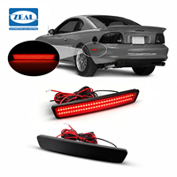 Feu arrière latéral de pare-chocs LED rouge fumé pour Ford Mustang 1999 - 2004 OEM #   XR3Z-15A448-AA