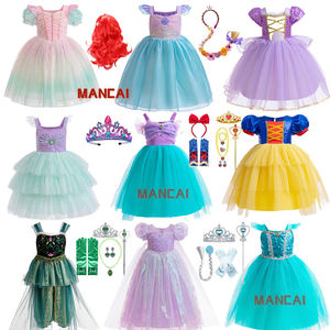 Robe <span class=keywords><strong>Elsa</strong></span> pour enfants Costume <span class=keywords><strong>Reine</strong></span> <span class=keywords><strong>des</strong></span> <span class=keywords><strong>neiges</strong></span> 2 Blanche Neige Sirène <span class=keywords><strong>Anna</strong></span> Raiponce Princesse Robe Halloween TV & Movie Costumes pour filles - Product Image 1