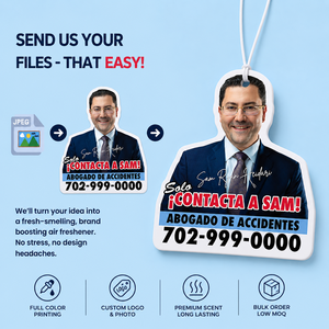 Ambientador Personalizado para Auto con Foto y Logotipo, Impresión a Doble Cara, <span class=keywords><strong>de</strong></span> Papel, para Promoción Empresarial - Product Image 5