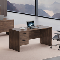 Bureau d'ordinateur de conception simple à prix d'usine, en bois écologique, pour salle de réunion