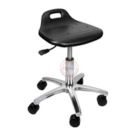 Chaise de laboratoire moderne anti-statique |   Sièges ergonomiques antistatiques en cuir PU pour travaux électroniques et utilisation en entrepôt