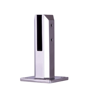 Chất lượng cao hiện đại thép không gỉ có thể điều chỉnh kính cầu thang lan can với nước & chống gỉ kết thúc cho khách sạn - Product Image 4