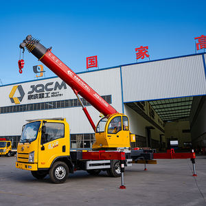 מכירת חיסול של JQCM - משאית מנוף חדשה של FAW-jiefang במשקל 5 טון, מנוף נייד במשקל <span class=keywords><strong>8</strong></span> טון, מתאים לעבודות הרמה באתר. - Product Image 4