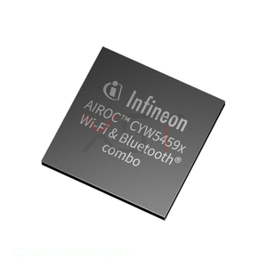 Circuits intégrés émetteur-récepteur RF 2,4 GHz, 5 GHz CYW54591RKUBGT pour fabricants – RF et sans fil - Product Image 1