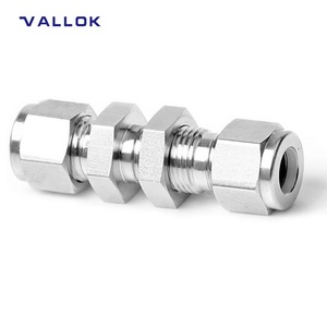 Geschmiedete, langlebige Schott rohr verschraubungen vom Typ swagelok für verschiedene Anwendungen Zwei-Ferrulen-Anschluss schott an NPT-Stecker - Product Image 4