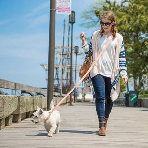 Conjunto de <span class=keywords><strong>collar</strong></span> y correa de perro de lujo, Correa manos libres, a mano de cuerda trenzada PVC, Correa multifunción para mascotas con juego de <span class=keywords><strong>collar</strong></span> - Product Image 6