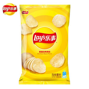 มันฝรั่งทอดขายดีที่สุด Lay 40 กรัมของว่างที่แปลกใหม่รสท้องหมูย่างถ่าน - Product Image 5