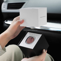 Diffuseur d'aromathérapie en alliage pour grille d'aération de voiture avec logo personnalisé, 6 pastilles parfumées, parfum longue durée pour tous les modèles de voitures