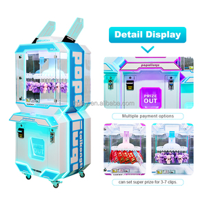 En gros Crane 24 32 40 <span class=keywords><strong>60</strong></span> Machine à pinces à jetons pour pinces à linge, jeu <span class=keywords><strong>de</strong></span> roue à prix <span class=keywords><strong>et</strong></span> <span class=keywords><strong>de</strong></span> capture <span class=keywords><strong>de</strong></span> jouets, pour centre commercial - Product Image 4