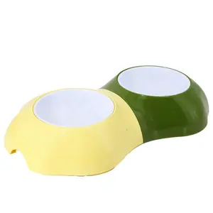 Wholesale Detachable Portable Anti-Spill Pet Feeder Bowl Slow Feeder Dog Bowl Small Animals Cats Water Double Bowl Option
