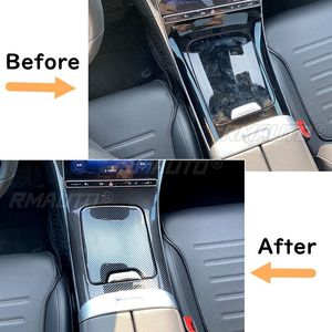 Car Interior Center <b>Console</b> Panel Cover Control Stcikers Trim for Mercedes-Benz C-Class W206 C200 C260 C300 2022+ Car Styling - Product Image 6