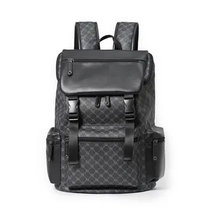 Zaini moda uomo uomo zaino borsa per Laptop in pelle da uomo zaino da scuola di design impermeabile zaino da viaggio maschile Mochila 2022