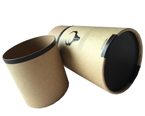 Boîte-cadeau en tube papier kraft, pièces, biodégradables, marron écologique, utilisé pour emballage de deux gobelets <span class=keywords><strong>12</strong></span> <span class=keywords><strong>oz</strong></span> - Product Image 3