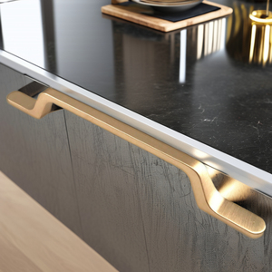 Factory Price Aluminium Kitchen Drawer Handle <b>Knobs</b> Lock Handle <b>for</b> Bathroom Cabinet - Product Image 3
