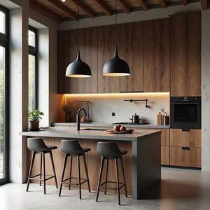 Gabinete de Cocina Moderno Personalizable Profesional con Acabado Acrílico, Fregadero Incluido, Solución de Diseño Modular - Product Image 2