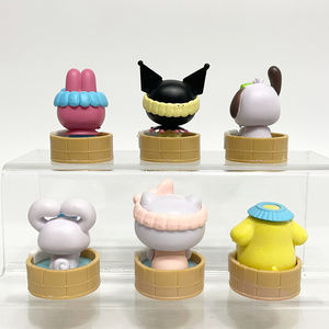 Ensemble de boîtes mystère <span class=keywords><strong>Onsen</strong></span> best-seller, 6 personnages, Pudding Dog/Pochacco, jouet de collection en stock - Product Image 5
