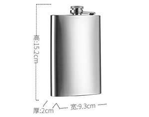 Rò rỉ bằng chứng khắc Flask Whisky Flask thép không gỉ Pocket Hip Flask cho rượu - Product Image 6