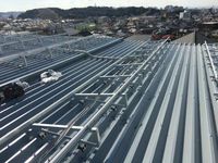 Support de fixation triangulaire pliable pour toit, en aluminium anodisé de haute qualité, pour panneaux solaires photovoltaïques, durée de vie de 25 ans
