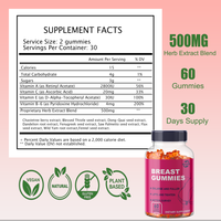 Gummies pour l'amélioration mammaire - Complément alimentaire pour femmes, agrandissement et raffermissement naturels, 60 gummies, OEM disponible