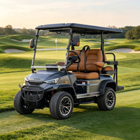 Voiture de golf électrique 4 places, buggy de golf, chariot de golf personnalisé, vente en gros, stock suffisant