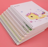 Cahier de composition A5 B5 avec logo personnalisable, vente en gros, cahier à reliure à spirale