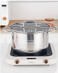 Ensemble d'ustensiles de cuisine en acier inoxydable à double fond moderne de 13 pièces ensemble d'ustensiles de cuisine casserole à grille vapeur ensemble de casseroles en métal épaissi - Product Image 6