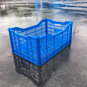 Empilhável & Nestable Food Grade Plastic Basket Environmentally-Friendly Logística Caixas para armazenamento e transporte - Product Image 4