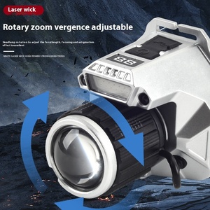 Super Bright New <strong>LED</strong> <strong>Headlamp</strong> Outdoor Activities Strong Light Sensing <strong>Mining</strong> Fishing Lamp Electric Display Zoom Waterproof