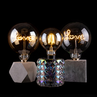 Personnalisation colorée décorative mode bricolage dessin animé Led dessin animé ampoule E26 E27 B22 veilleuse lampe de Table ampoule LED