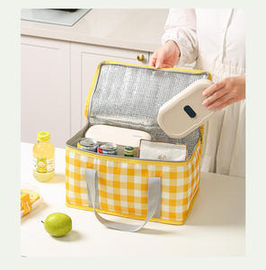 Sac isotherme avec logo personnalisé avec packs de glace isolés Isolation thermique extérieure pour la <span class=keywords><strong>livraison</strong></span> de nourriture Motif de lettre - Product Image 3