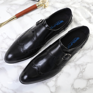 Los últimos zapatos de negocios de cuero genuino para hombres hechos a mano, elegantes y clásicos - Product Image 4
