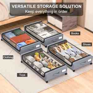 Diamond Transparent Press Nail Storage Box Jiahao - Product Image 4