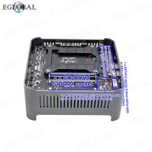 Eglobal S500 Mini PC Windows10 Core i9 10980HK 10880H i7 10870H 2 * DDR4 2 * M.2 NVME 2 * Lan PC Barebone DP HD HTPC NUC 4K de la computadora - Product Image 5