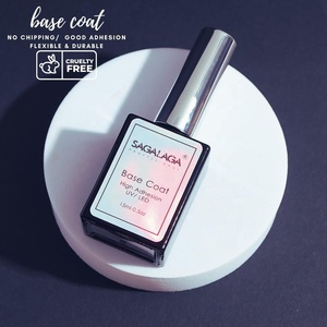 Base Coat et Top Coat Professionnels Sans Résidu <span class=keywords><strong>UV</strong></span> <span class=keywords><strong>LED</strong></span> Soak Off Gel Polish Sans HEMA ni TPO pour Ongles Naturels <span class=keywords><strong>Semi</strong></span>-Permanents Sans Lime - Product Image 6