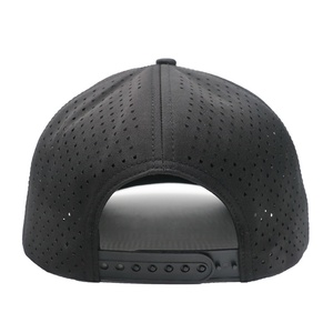 Casquettes de baseball respirantes de haute qualité personnalisées, imperméables, avec trous découpés au laser, tendance, pour le sport - Product Image 5