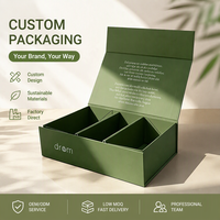 Boîte en carton pliable avec couvercle magnétique personnalisé, logo personnalisé, emballage en carton enduit pour chaussures, vêtements, cosmétiques, cadeaux