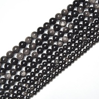 Pierre naturelle à facettes Aigue-marine Obsidienne Perles 6m 8m Rainbow Moonstone Argentee Gemstone Loose Stone Unique 6m 8m Perles naturelles