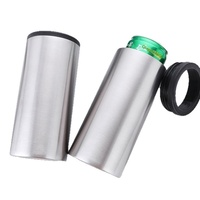 Thermos isotherme personnalisé en acier inoxydable à double paroi de 12 oz, mini-gobelet de voiture pour canettes de soda et de bière