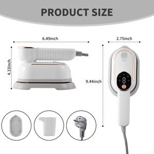 Nueva Plancha Eléctrica Portátil con Pantalla Digital y Vapor, Enchufe Estadounidense, para Uso <span class=keywords><strong>en</strong></span> Hoteles y al Aire Libre - Product Image 4